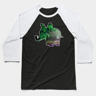 Elephant Jungle Baseball T-Shirt